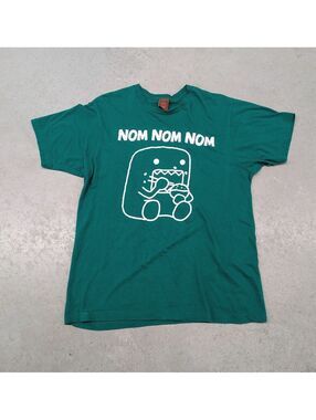 Y2K Domo Nom Nom Nom Green T-shirt